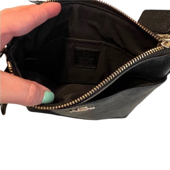 COACH crossbody kitt Crossgrain Leather black - Picture 3 of 5